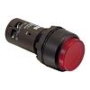 Кнопка с подсветкой CP3-12R-10 красная 110-130В AC/DC с выступающей клавишей без фиксации 1НО
