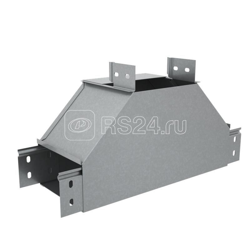 Отвод для лотка Т-образ. верт. вверх с разворотом трассы на 90град. 300х50 сталь 1.0мм "ПЛЮС" TDNplus90-50-300 HD КМ PL3138