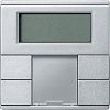 SE Merten KNX SM Выключатель 2-кнопочный Plus с терморегулятором SYD, Schneider Electric, Алюминий, MTN6212-0460