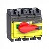 SE ВЫКЛЮЧАТЕЛЬ-РАЗЪЕДИНИТЕЛЬ INV250 4П КРАСНАЯ РУКОЯТКА, Schneider Electric, , 31187