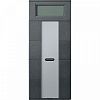 SE Merten KNX\EIB Выключатель 4-кнопочный Plus с терморегулятором SYM (MTN6214-0414), Schneider Electric, Антрацит, MTN6214-0414