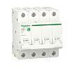 SE RESI9 Автоматический выключатель (АВ) С 6А 4P 6000A, Schneider Electric, , R9F12406